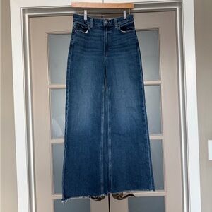 PAIGE Dark Blue Flare Jeans